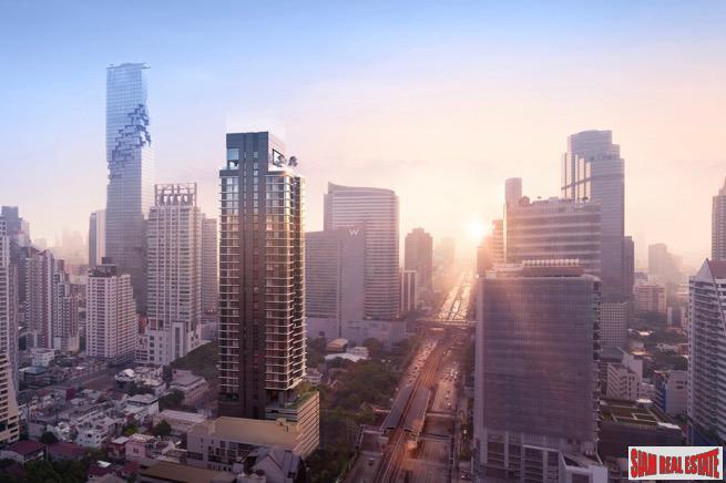 New Super Luxury Condominium in Prime Sathorn Location - Two Bedroom-0