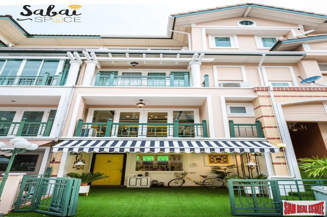 Crystal Ville | Stunning Hi-End Furnished Townhome in Lad Phrao-0