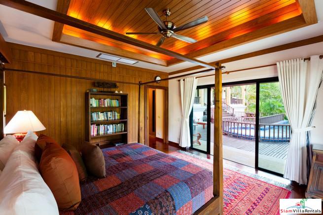Baan Bua | Magnificent 4 Bedroom Pool Villa For Rent Surrounded by Woods in Nai Harn-11