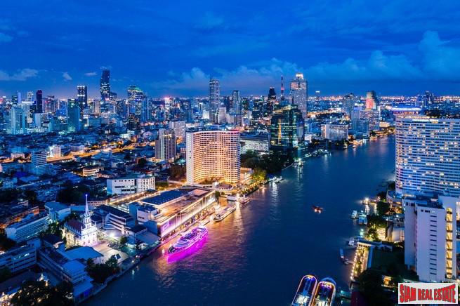 Exclusive Newly Completed Luxury Condo with Spectacular Panoramic Chao Phraya River Views - Two Bedrooms-0