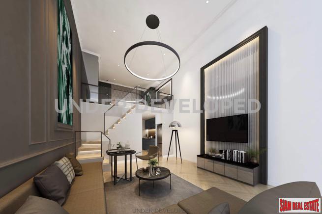 Two Bedroom Duplex Development Built 500 M. from New Orange MRT Line in Rama 9-5