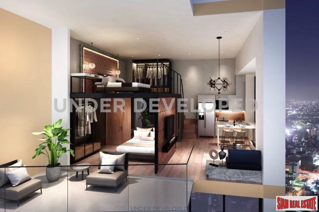 Two Bedroom Duplex Development Built 500 M. from New Orange MRT Line in Rama 9-6