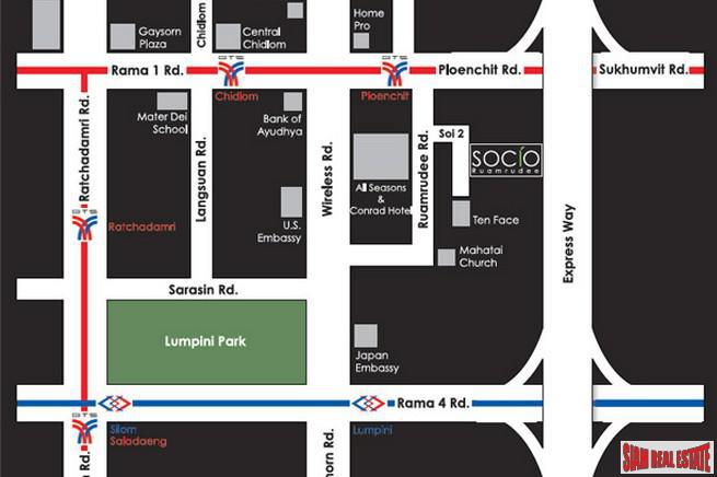 Socio RuamRudee | Cozy One Bedroom Condo for Sale Near BTS Phloen Chit-16