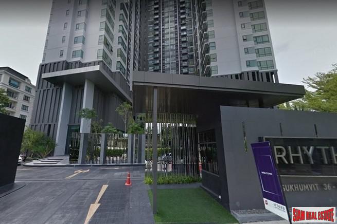 Rhythm Sukhumvit 36-38 | Sunny Furnished Studio Condo with Great City Views for Sale in Thong Lo-13