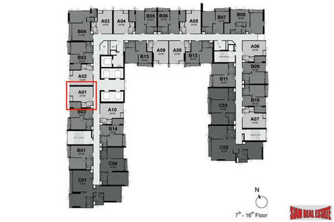Rhythm Sukhumvit 36-38 | Sunny Furnished Studio Condo with Great City Views for Sale in Thong Lo-19