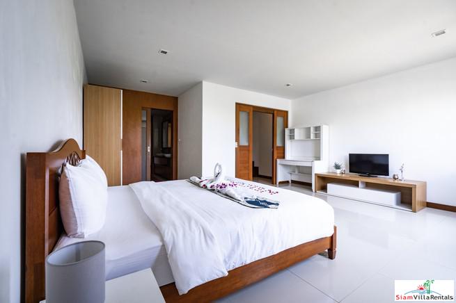 The Royal Bay View Villas | Two Bedroom Family Penthouse Duplex for Rent with Panoramic Patong Bay Sea Views-11