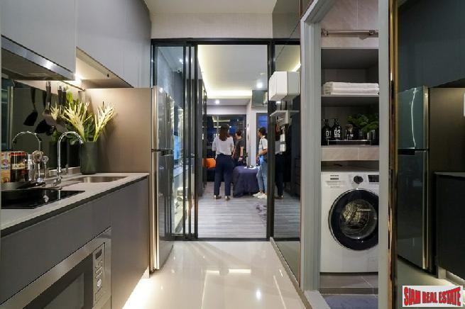 New High-Rise Condo in Construction by Leading Thai and Japanese Developers at Sukhumvit-Rama 4, Phra Khanong - 1 Bed Units-9