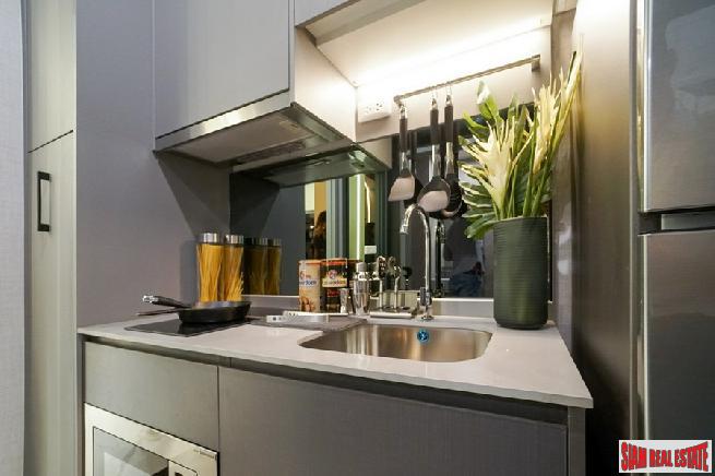 New High-Rise Condo in Construction by Leading Thai and Japanese Developers at Sukhumvit-Rama 4, Phra Khanong - 1 Bed Units-8