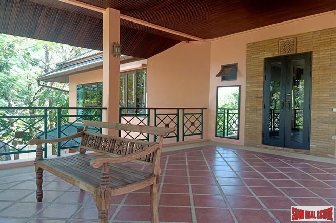 Large Private Four Bedroom House with Pool for Rent on One Rai of Land in Chalong-23