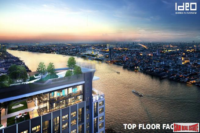 Nearing Completion High-Rise Riverside Smart Condo by Leading Thai Developer at Bang Phlat - Studio Units-13