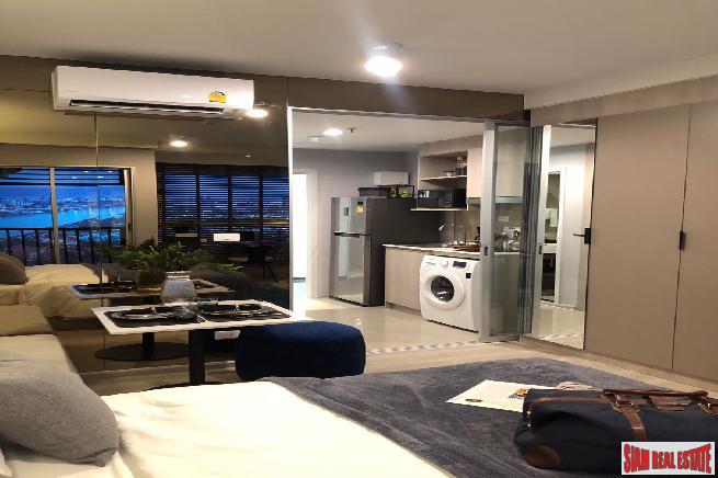 Nearing Completion High-Rise Riverside Smart Condo by Leading Thai Developer at Bang Phlat - Studio Units-27