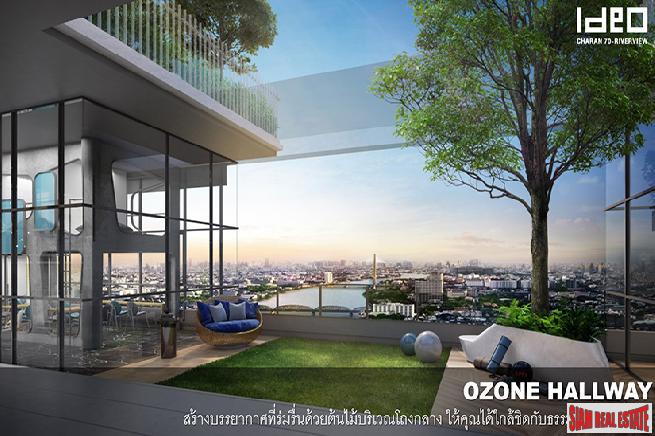 Nearing Completion is this High-Rise Riverside Smart Condo by Leading Thai Developer at Bang Phlat - 1 Bed Duplex Units-7