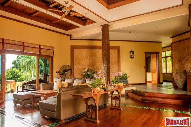 Vichudahills | Luxury Thai-style Sea View Pool Villa for Sale in Layan Beach-15
