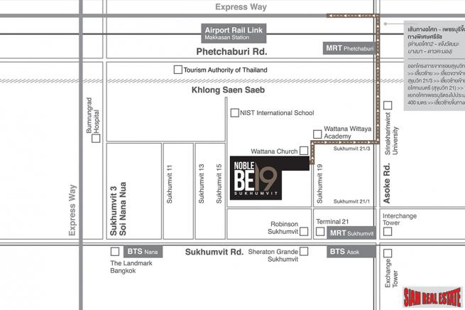 Noble Be19 Asoke | City View One Bedroom in Latest Asoke Condo Offered at Discounted Price-5