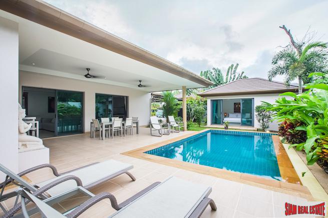 Asian Baan | Beautiful Brightly Decorated 3-Bedroom Private Pool Villa in Cherng Talay-0