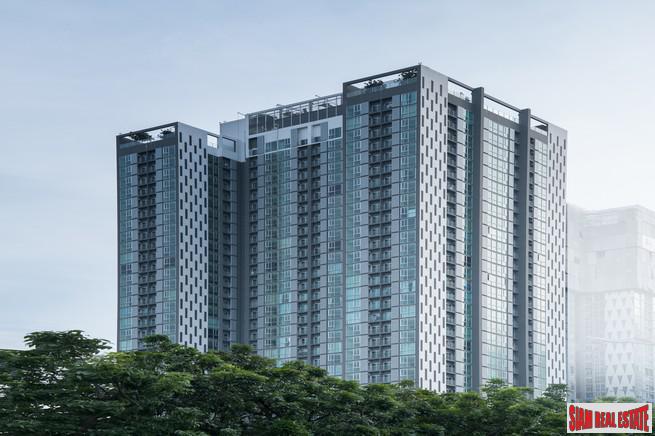Newly Completed High-Rise Condo at Ratchada, MRT Thailand Cultural Centre - Two Bed Units - 15% Discount on Last 3 Units!-2