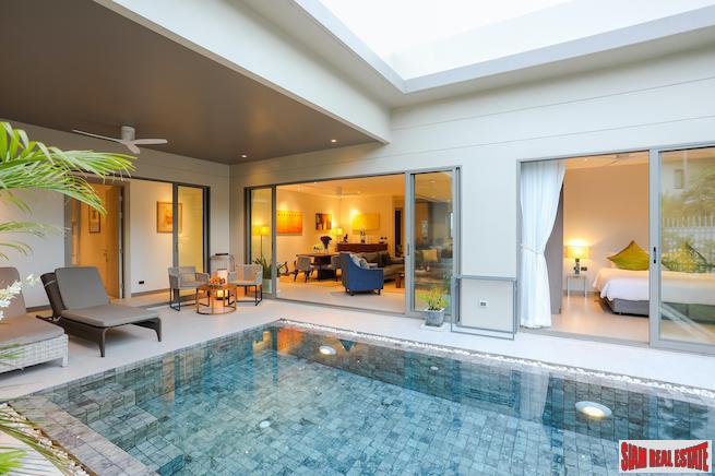 New Contemporary Three Bedroom Pool Villa with Modern Furniture for Sale in Cherng Talay-0