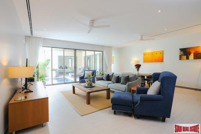 New Contemporary Three Bedroom Pool Villa with Modern Furniture for Sale in Cherng Talay-3