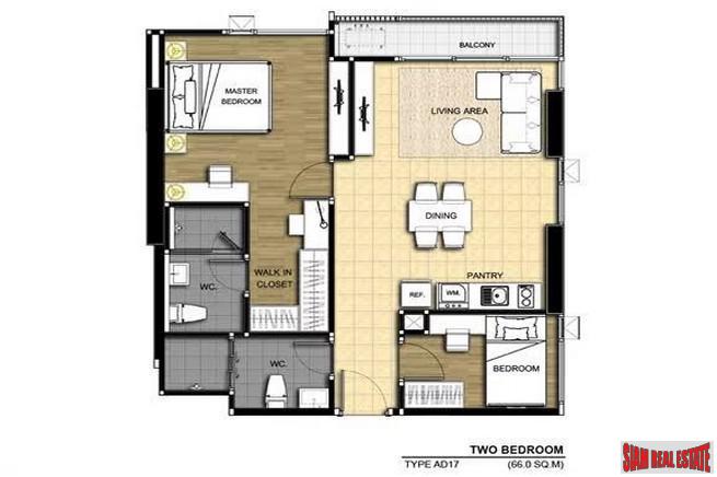 Aspire Rama9 | Contemporary Two Bedroom for Sale in a Great Phra Ram 9 Location-15