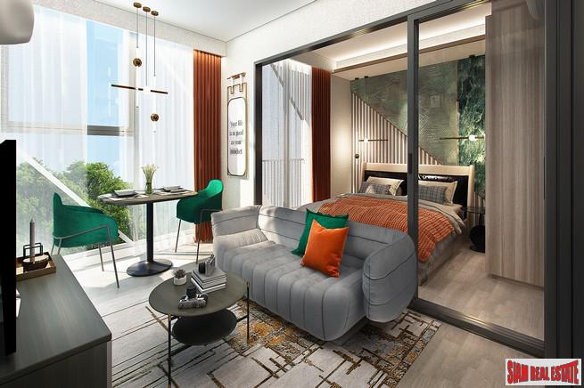 New Low-Rise Condo in Ratchada Area, Close to Offices and Shopping, 350 Metres to MRT Huai Khwang - Large 1 Bed Units-2