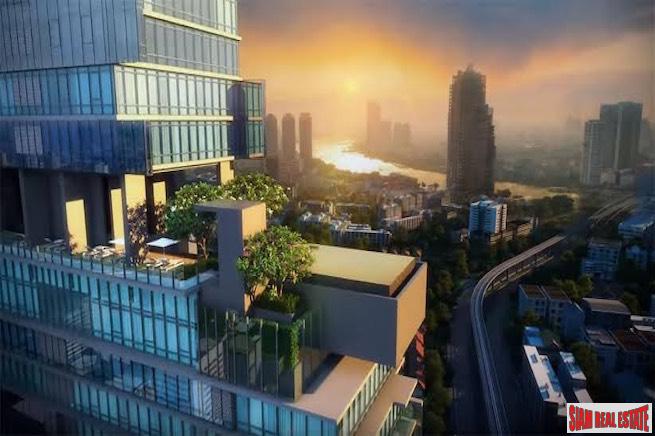 The Bangkok Sathorn | Luxury One Bedroom with Private Elevator and City Views for Sale in Surasak-10