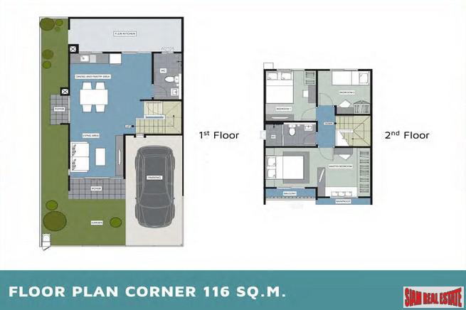 New Development of Modern Town Houses in Secure Estate with Excellent Facilities, close to Mega Bangna, Bang Phli-22
