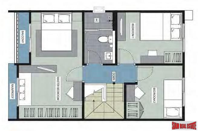 New Development of Modern Town Houses in Secure Estate with Excellent Facilities, close to Mega Bangna, Bang Phli-24