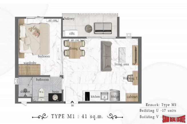 New Rawai Development with 7 Pools and Green Areas - Two Bedroom-16