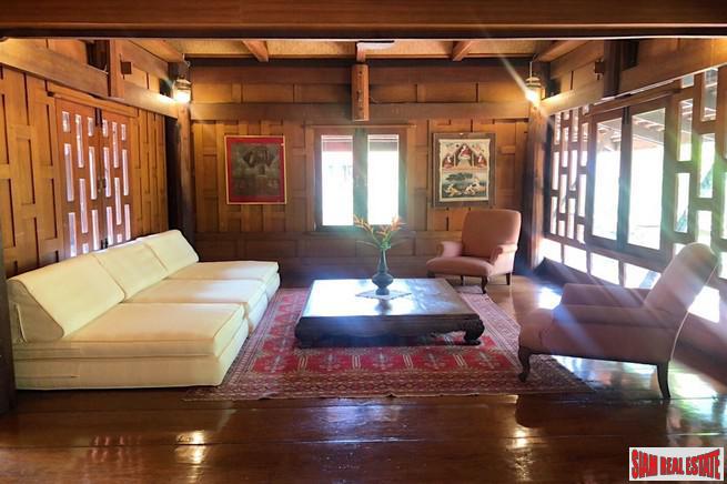 Traditional Thai Style House with Six Bedrooms and Wrap Around Terrace for Sale in Laksa-10