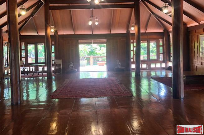 Traditional Thai Style House with Six Bedrooms and Wrap Around Terrace for Sale in Laksa-12
