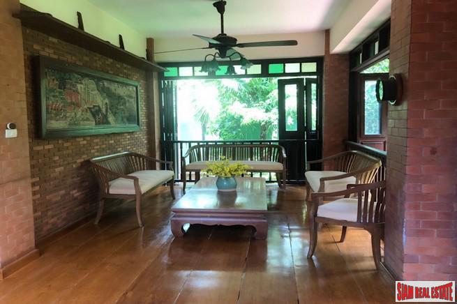 Traditional Thai Style House with Six Bedrooms and Wrap Around Terrace for Sale in Laksa-16