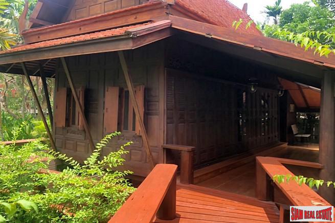 Traditional Thai Style House with Six Bedrooms and Wrap Around Terrace for Sale in Laksa-18