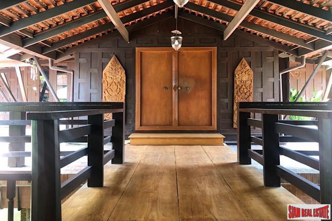 Traditional Thai Style House with Six Bedrooms and Wrap Around Terrace for Sale in Laksa-20