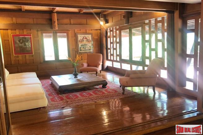 Traditional Thai Style House with Six Bedrooms and Wrap Around Terrace for Sale in Laksa-21