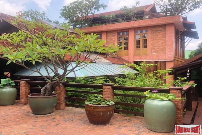 Traditional Thai Style House with Six Bedrooms and Wrap Around Terrace for Sale in Laksa-22
