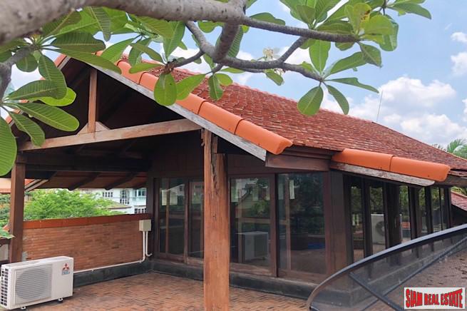 Traditional Thai Style House with Six Bedrooms and Wrap Around Terrace for Sale in Laksa-24