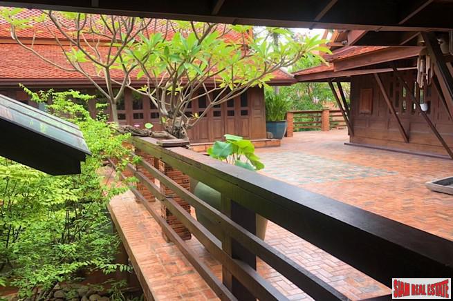 Traditional Thai Style House with Six Bedrooms and Wrap Around Terrace for Sale in Laksa-28