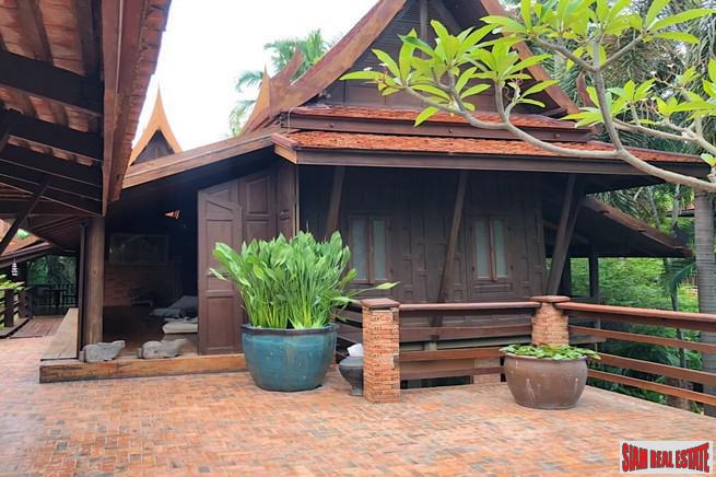 Traditional Thai Style House with Six Bedrooms and Wrap Around Terrace for Sale in Laksa-29