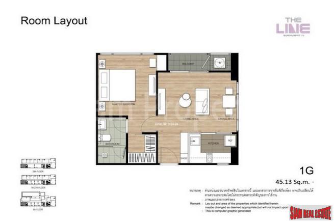 The Line Sukhumvit 71 | Modern Luxury One Bedroom Condo with High High Ceilings & Windows in Phra Khanong-11
