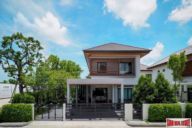 New Development Modern Smart Homes in Construction in a Secure Estate with Excellent Facilities, close to Mega Bangna, Bang Phli-0
