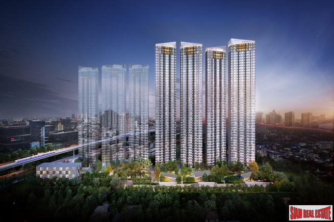 New Off-Plan Mega Project of Condos in Green Surroundings with River and City Views at Sukhumvit 64, Punnawithi - 2 Bed 45 sqm Units-13
