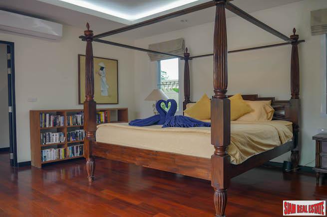 Large Luxury Four Bedroom House with Pool & Maids Quarters Opposite UWCT International School in Thalang-21