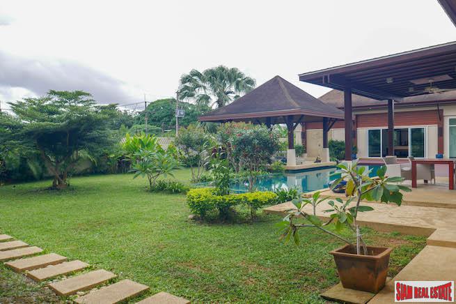 Large Luxury Four Bedroom House with Pool & Maids Quarters Opposite UWCT International School in Thalang-7