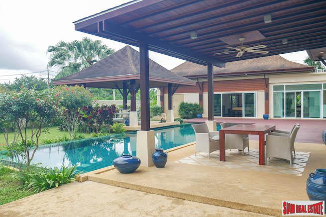 Large Luxury Four Bedroom House with Pool & Maids Quarters Opposite UWCT International School in Thalang-8