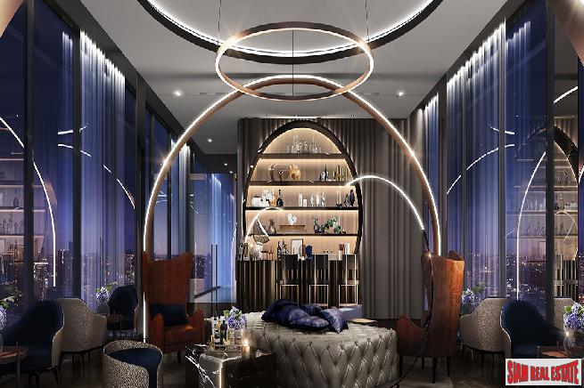 New Luxury High-Rise Condo with Amazing Facilities next to Santiphap Park and close to BTS Victory Monument - 2 Bed Units-5