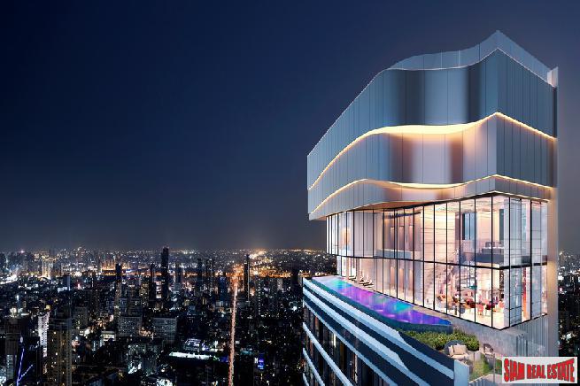 New Luxury High-Rise Condo in Construction at Ekkamai Road, Sukhumvit 63 - 1 Bed Units-1