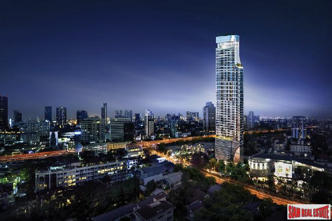 New Luxury High-Rise Condo in Construction at Ekkamai Road, Sukhumvit 63 - 1 Bed Loft Units-0