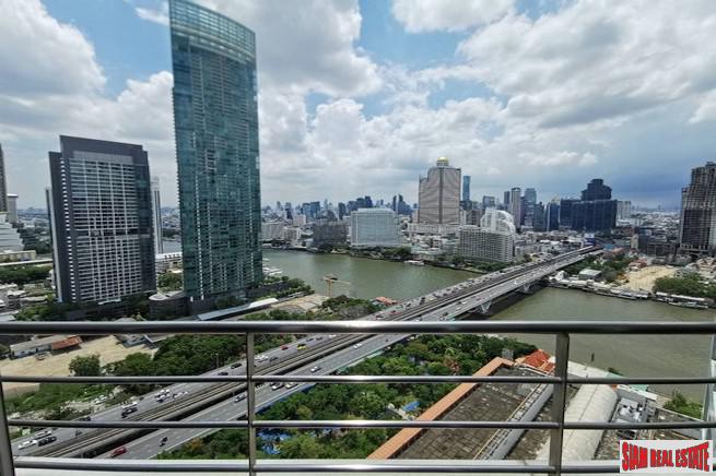 Baan Sathorn Chaophraya | Exceptional River Views from this Two Bedroom Condo for Sale in Saphan Taksin-0