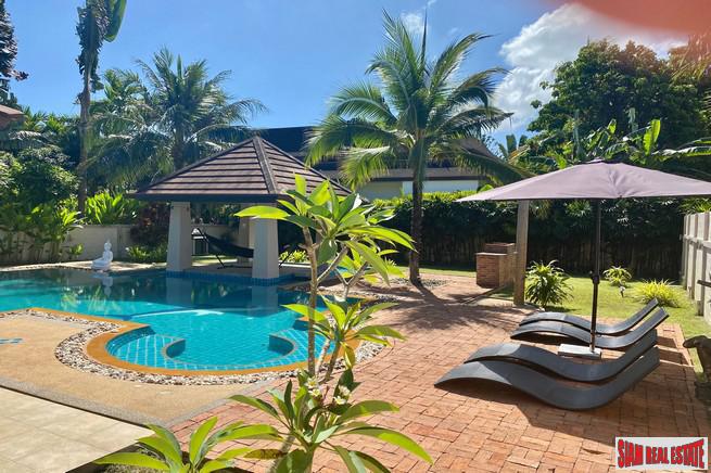 Four Bedroom Pool Villa with Large Outdoor Living Area with Gardens and BBQ-0