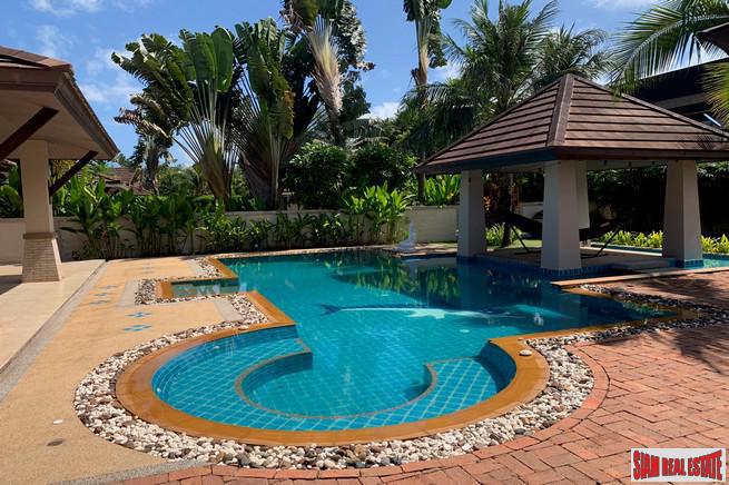Four Bedroom Pool Villa with Large Outdoor Living Area with Gardens and BBQ-12
